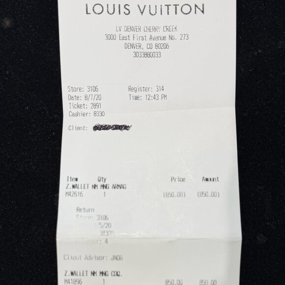 Authentic Louis Vuitton Monogram Poppy Zippy Wallet - Picture 16 of 16